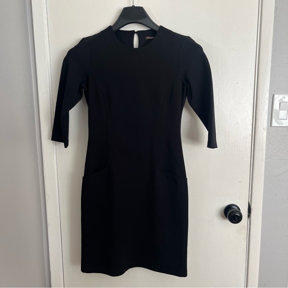 J.Mclaughlin Catalyst Black Dress XS Office Work Career SemiFormal Classic LBD - Picture 4 of 15